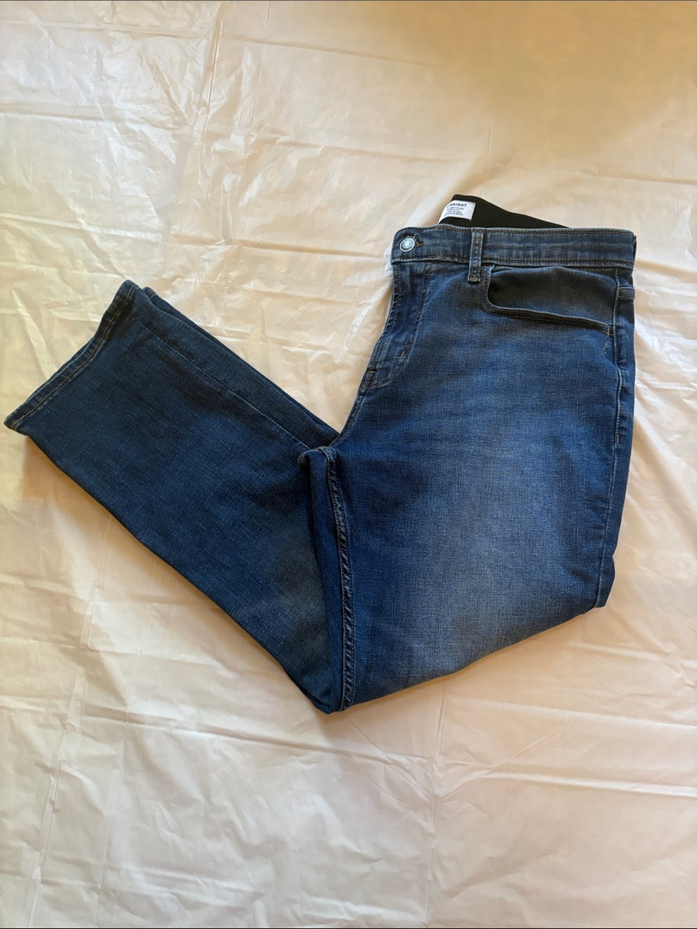 Old Navy Men's Blue Straight Leg Jeans